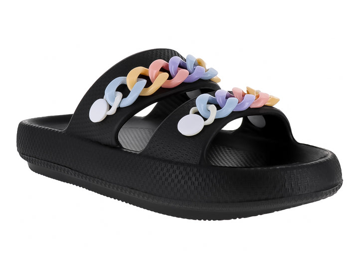 Sandalias EVA MODA Negro para Mujer