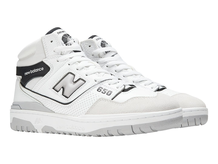 Tenis New Balance BB650 Blanco con Negro para Hombre