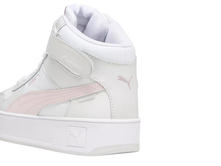 Tenis PUMA Carina Street Mid Blanco y Rosa para Mujer