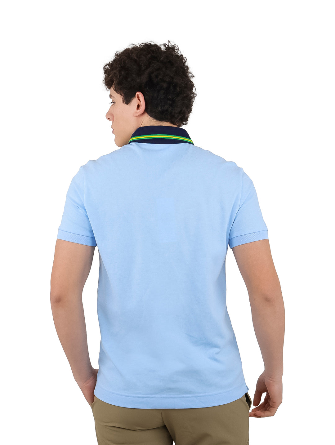 Playera Polo Lacoste Panorama Azul para Hombre