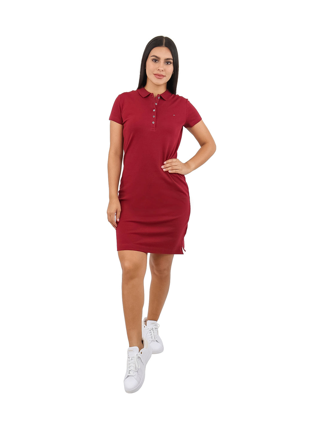 Vestido Polo Tommy Hilfiger Rojo para Mujer