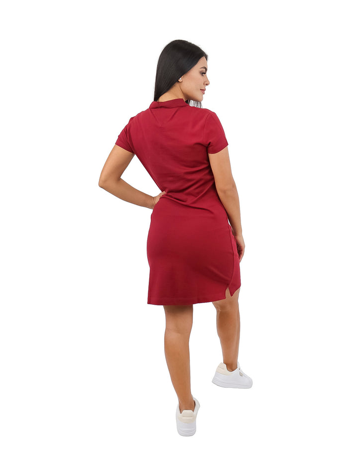 Vestido Polo Tommy Hilfiger Rojo para Mujer