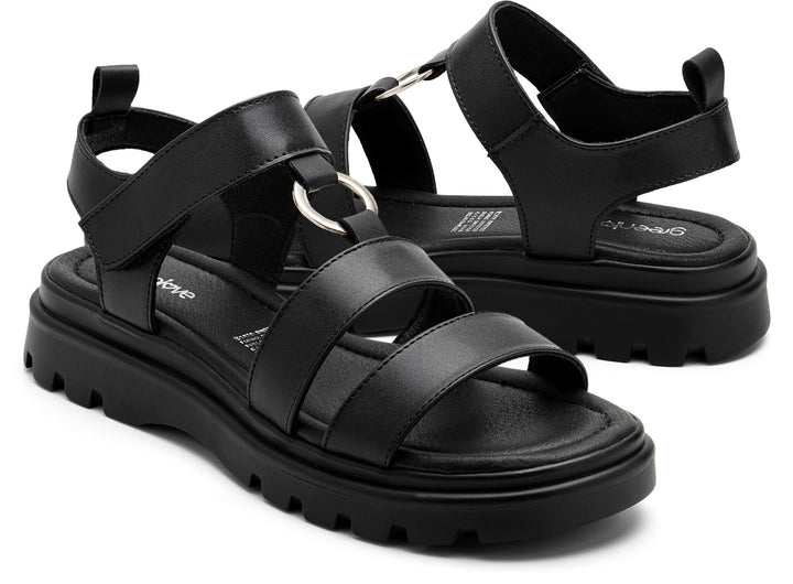 Sandalias Green Love Negro para Mujer