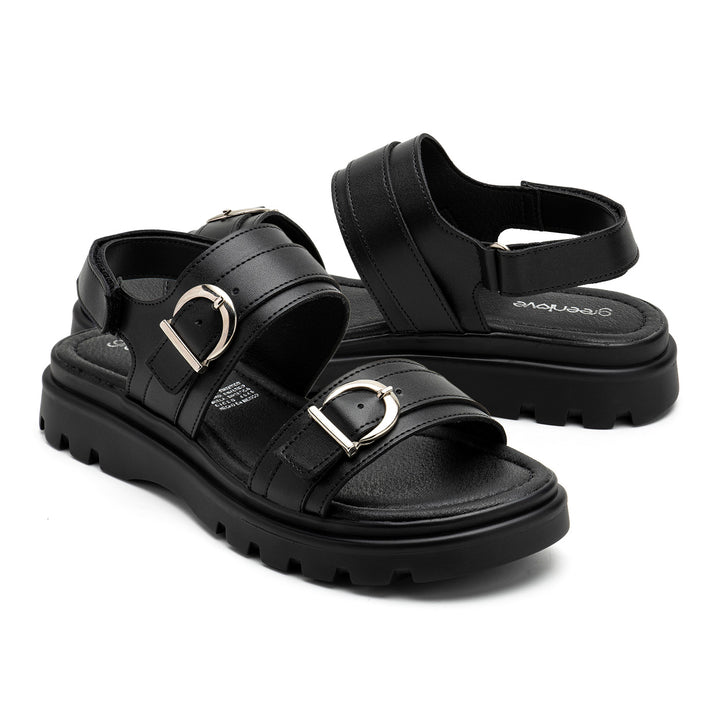 Sandalias Green Love Negro para Mujer