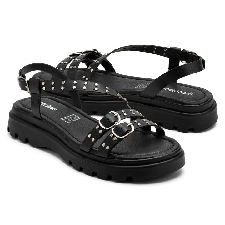 Sandalias Green Love Negro para Mujer