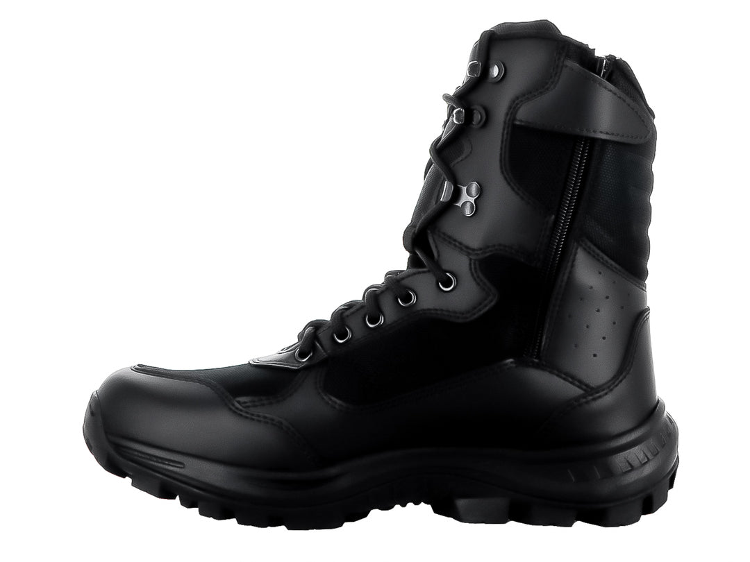 Bota táctica OC Tactical modelo 9114 en color negro, de caña alta y suela robusta.