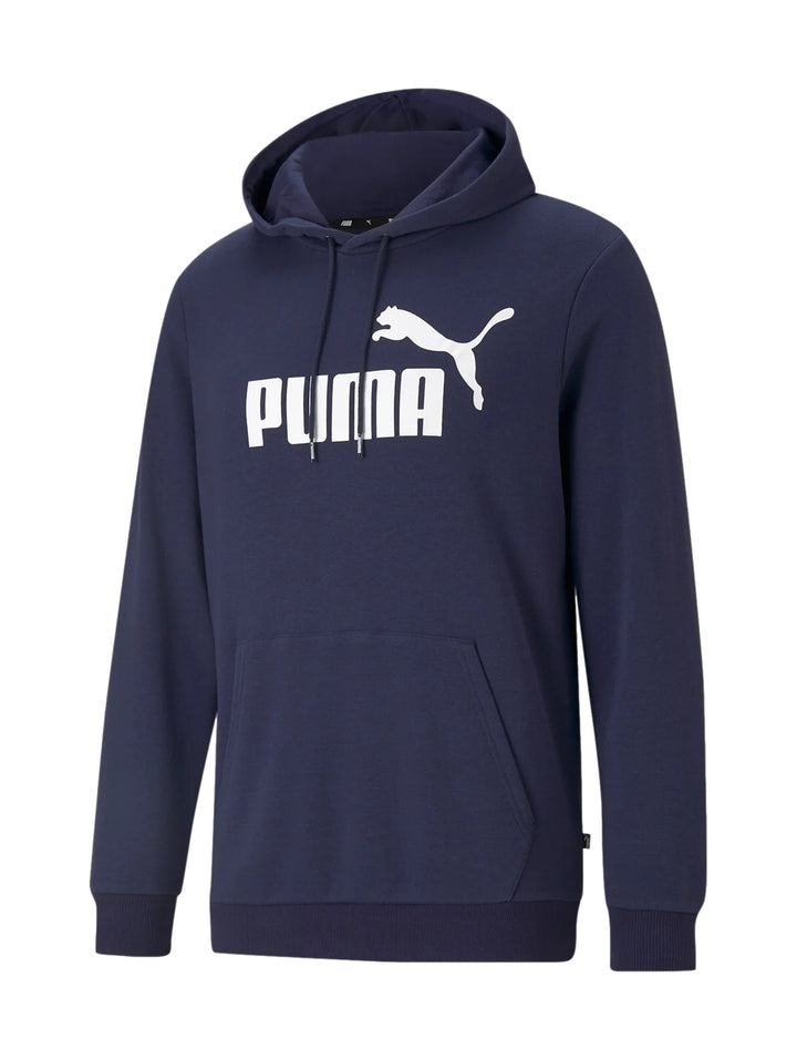 Sudadera PUMA Ess Big Logo Hoodie Azul Marino para Hombre