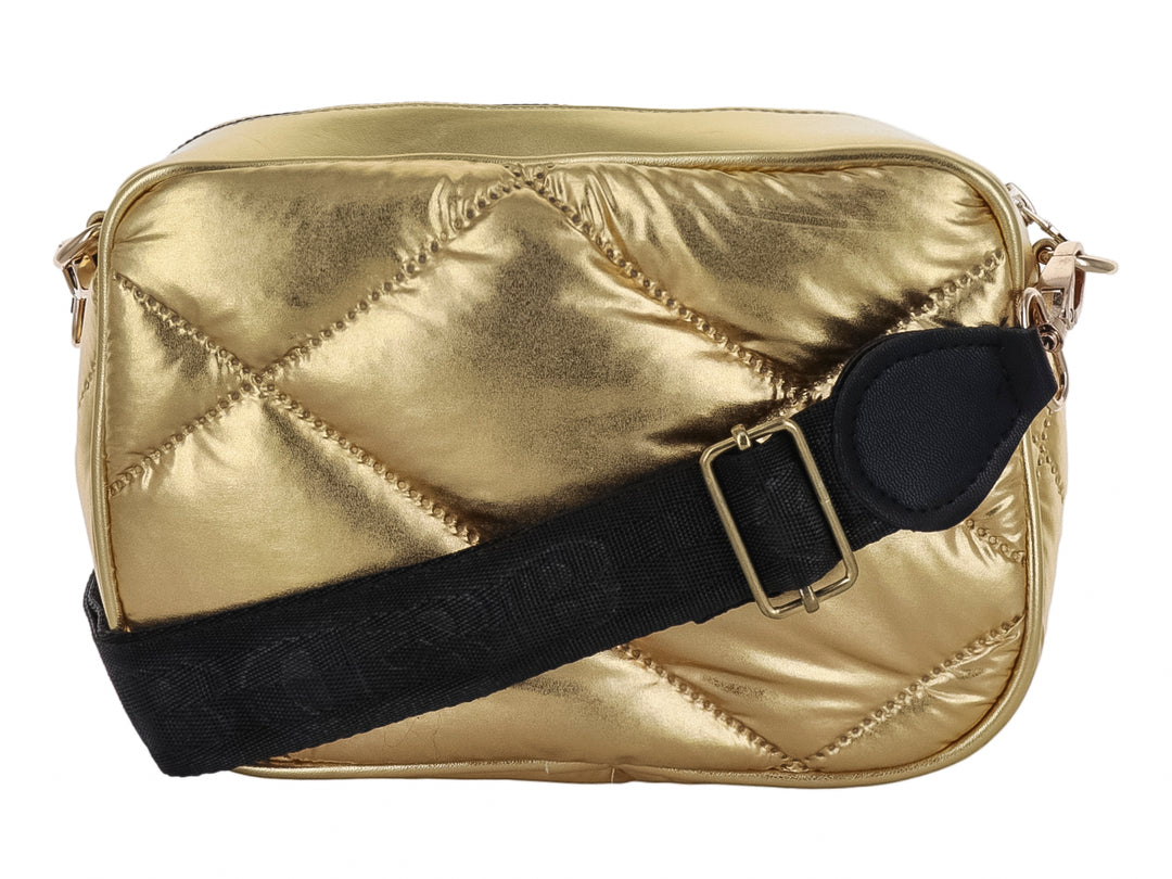 Bolsa de Hombro Ferretina Oro para Mujer