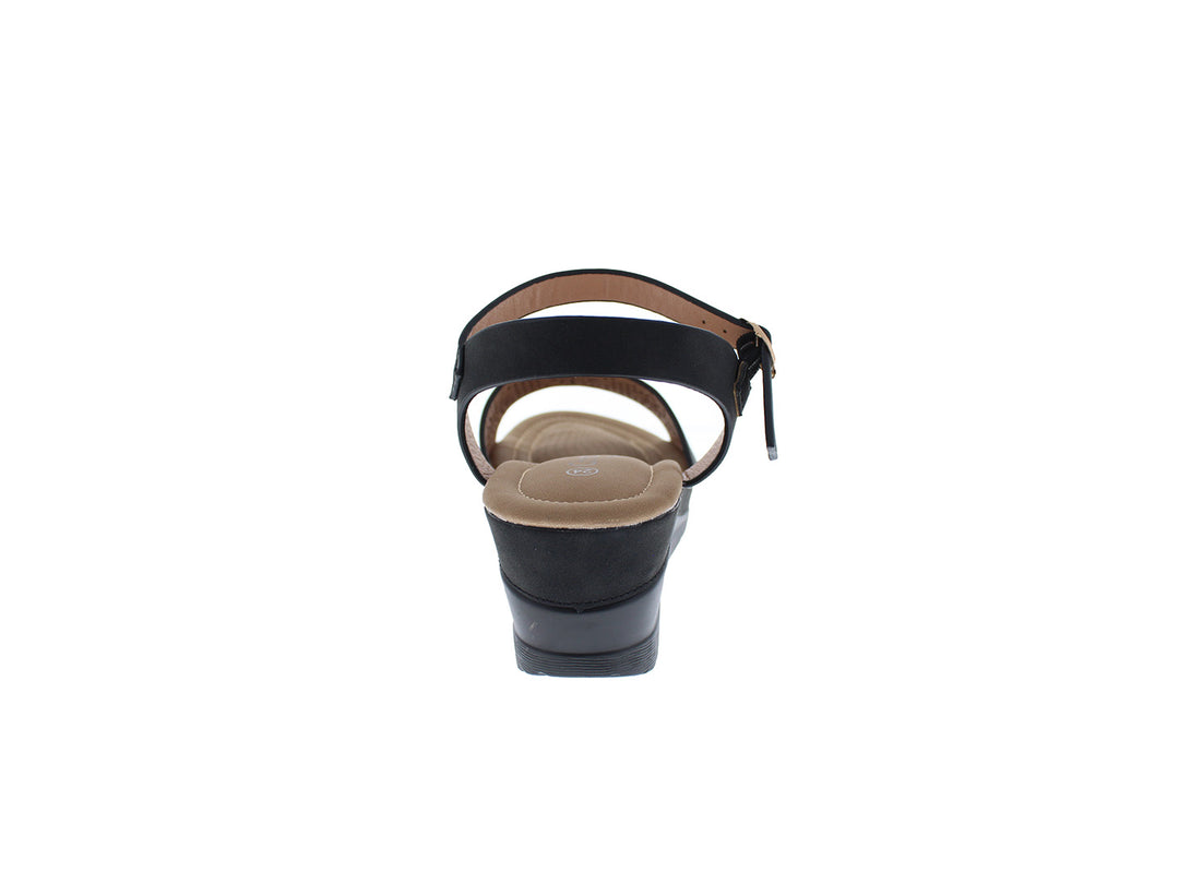 Sandalias Comfort Fit Negro para Mujer