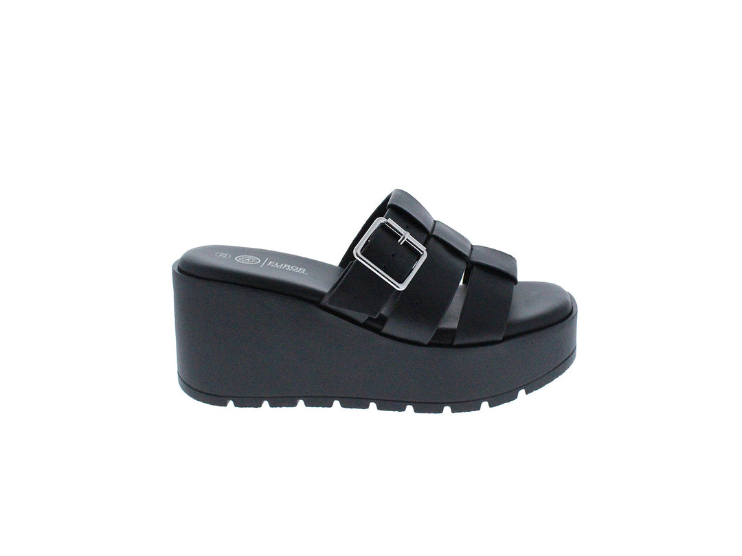 Sandalias Furor Plataforma Negro para Mujer