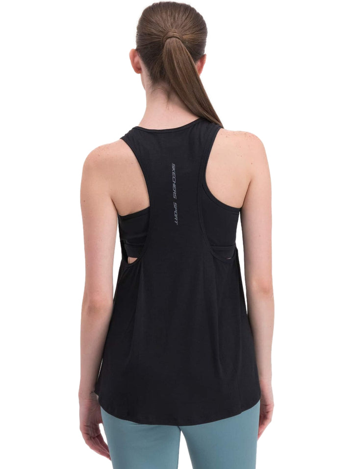 Playera Deportiva Skechers Negro para Mujer