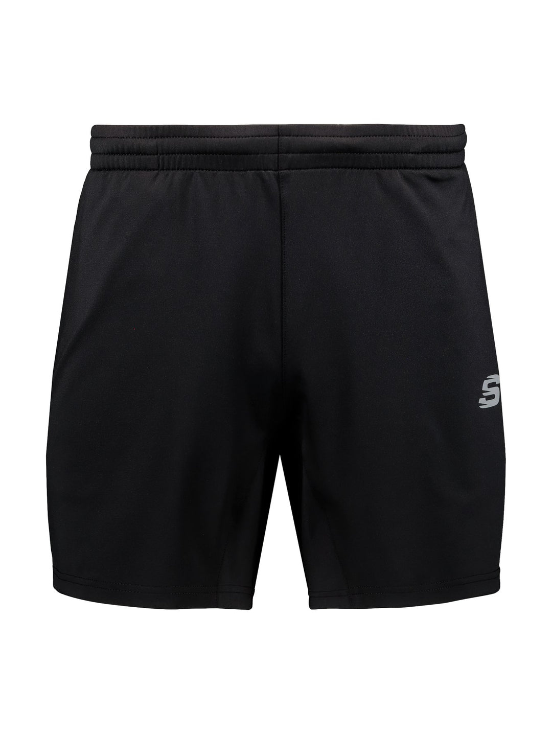 Shorts deportivos color negro de la marca Skechers para hombre.