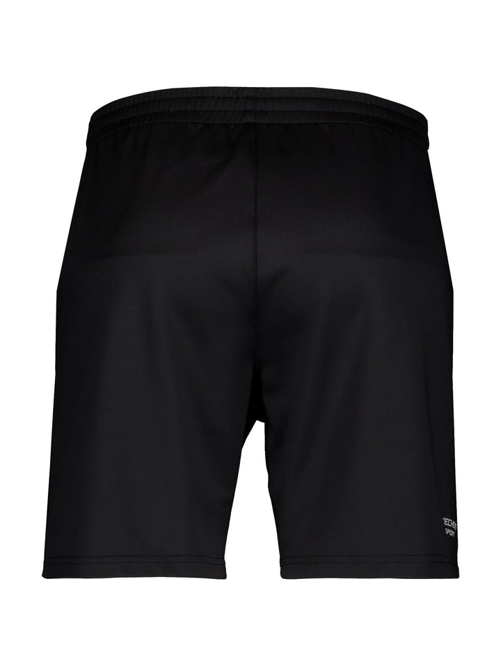 Shorts deportivos color negro de la marca Skechers para hombre.