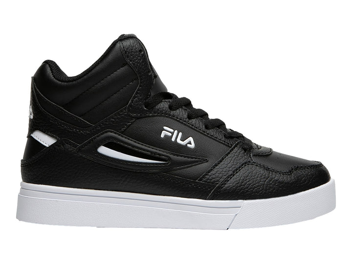Tenis FILA color negro con suela blanca, estilo deportivo y urbano.