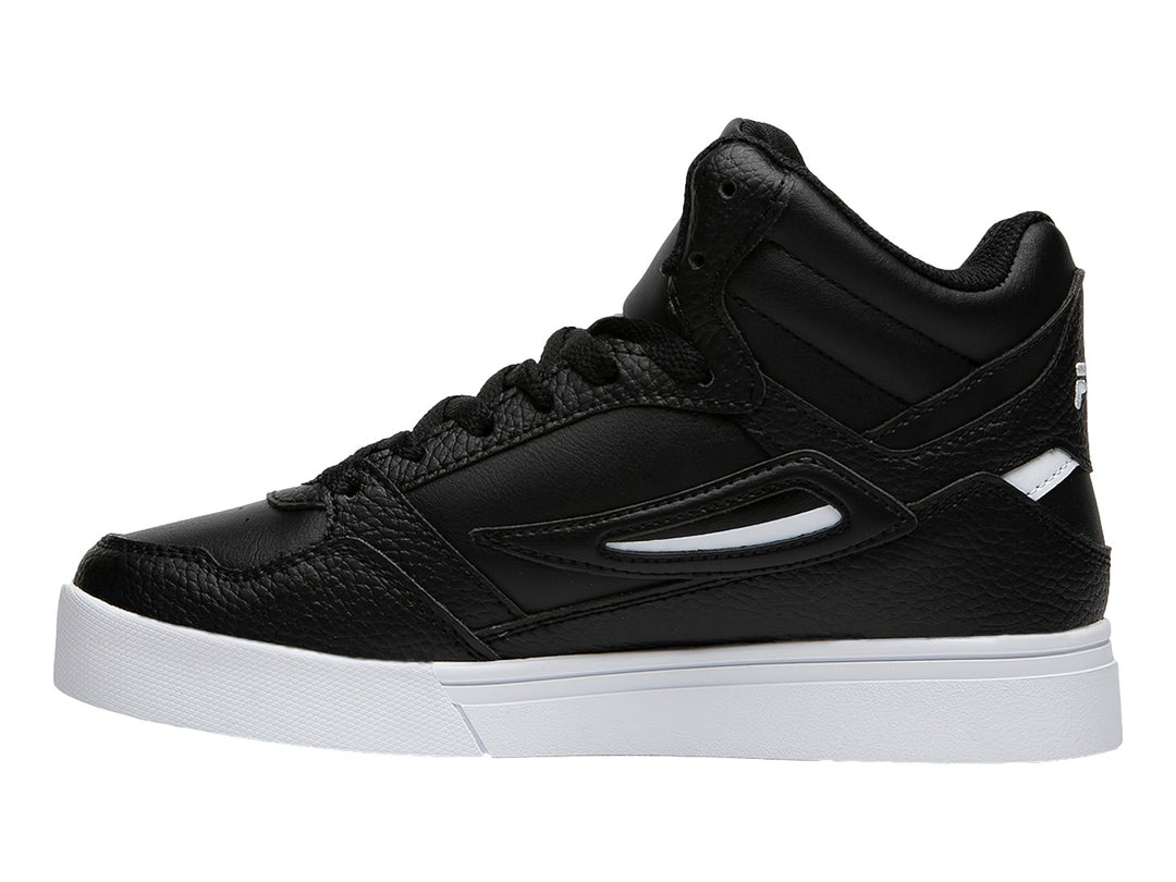 Tenis FILA color negro con suela blanca, estilo deportivo y urbano.