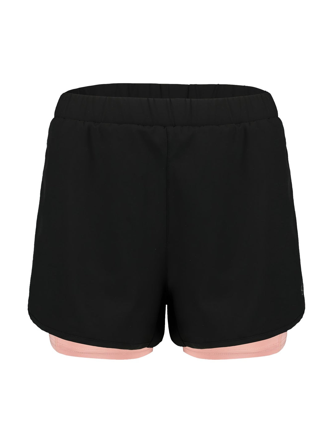 Short Charly Negro con Rosa para Mujer
