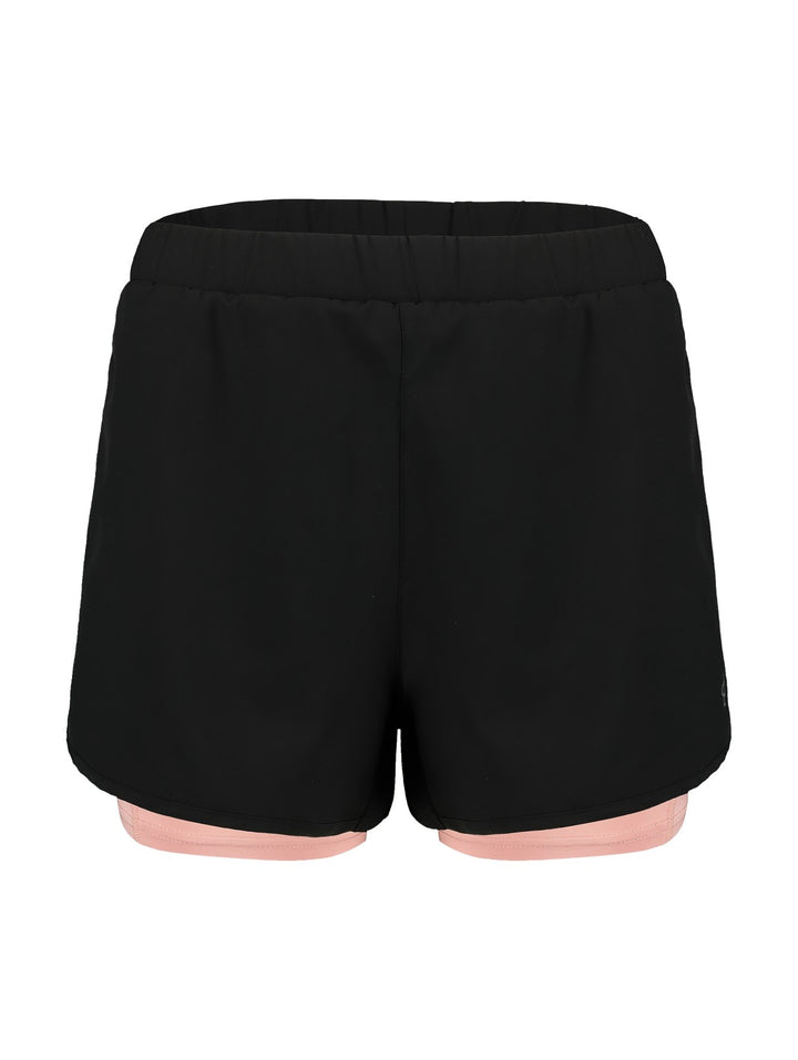 Short Charly Negro con Rosa para Mujer