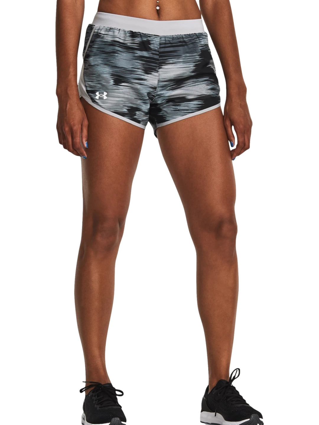 Short Under Armour Fly By 2.0 Gris para Mujer