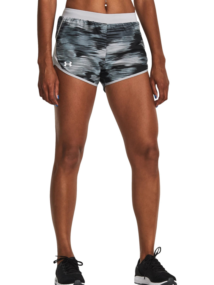 Short Under Armour Fly By 2.0 Gris para Mujer