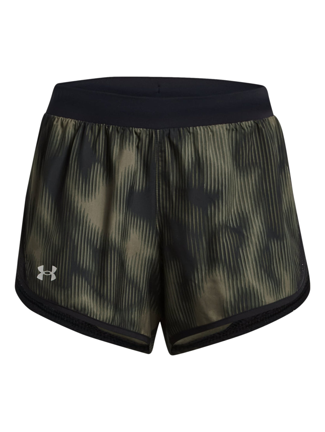 Short Deportivo Under Armour Negro y Verde para Mujer