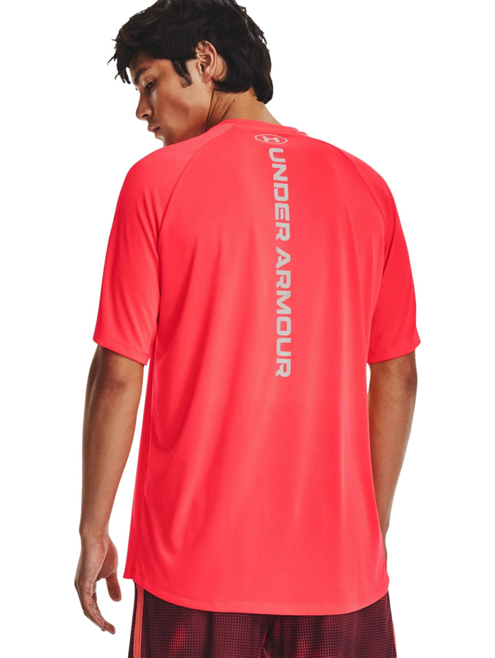 Playera Under Armour UA Tech Reflective Naranja para Hombre