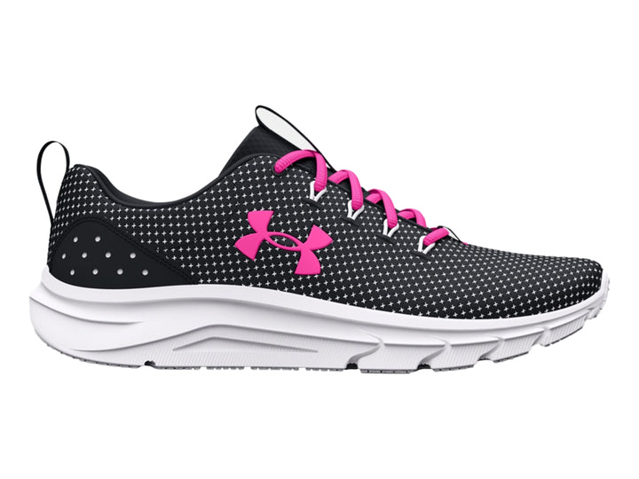 Tenis Under Armour UA W Phade RN Negro y Rosa para Mujer