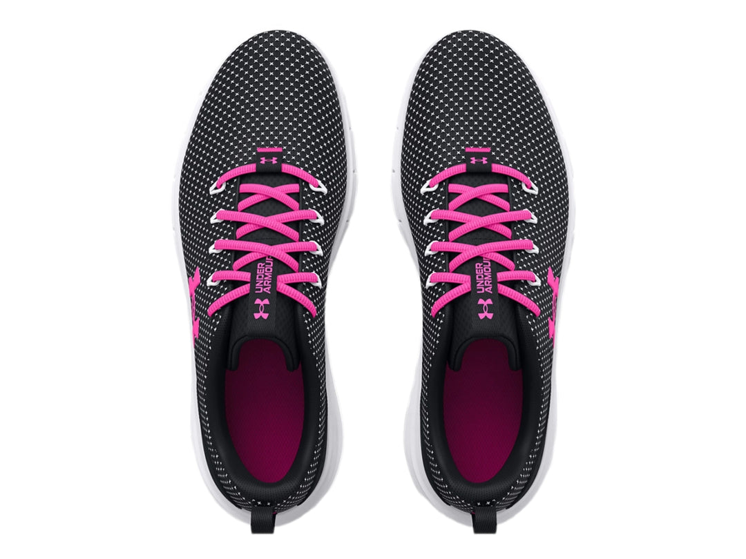 Tenis Under Armour UA W Phade RN Negro y Rosa para Mujer