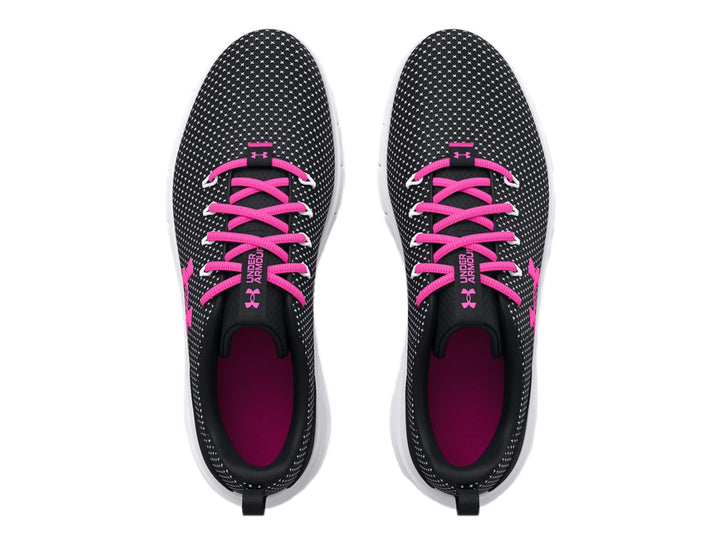 Tenis Under Armour UA W Phade RN Negro y Rosa para Mujer