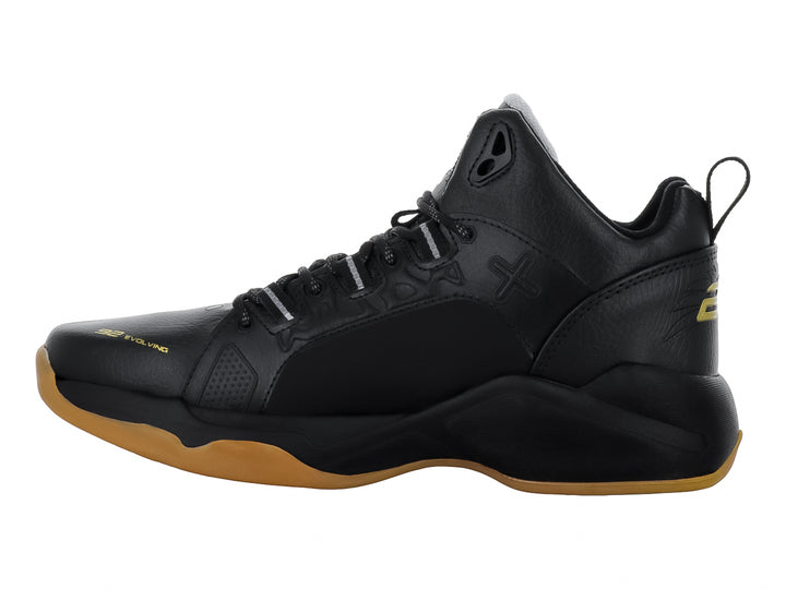 Tenis de Baloncesto Pontiac AXL Negro con Dorado para Hombre