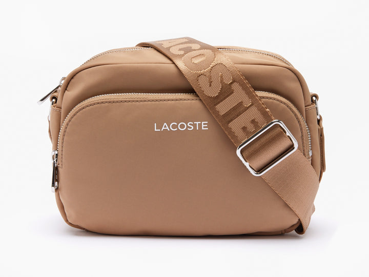 Bolso Bandolera Lacoste Beige para Mujer