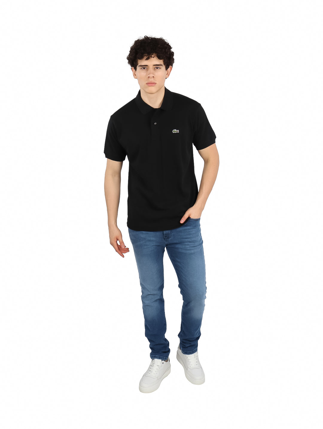 Polo Lacoste Negro para Hombre