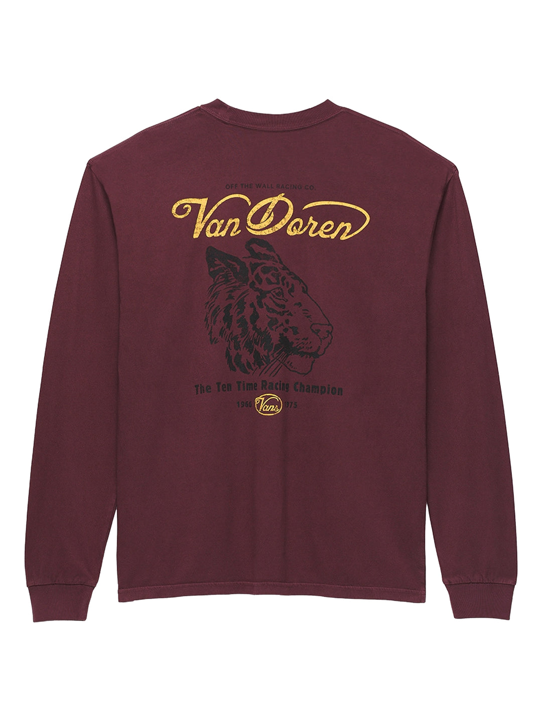 Playera Manga Larga Vans Deep Stare Chocolate para Hombre