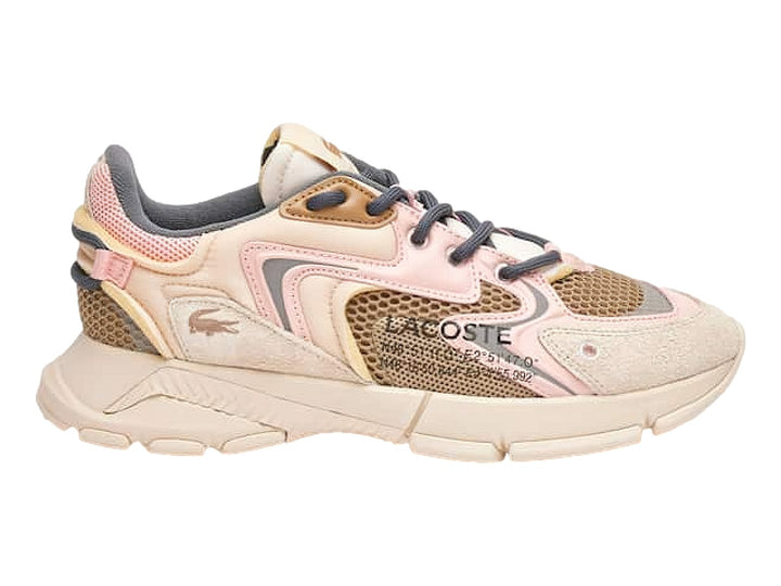 Tenis Lacoste L003 Neo Blanco y Rosa para Mujer