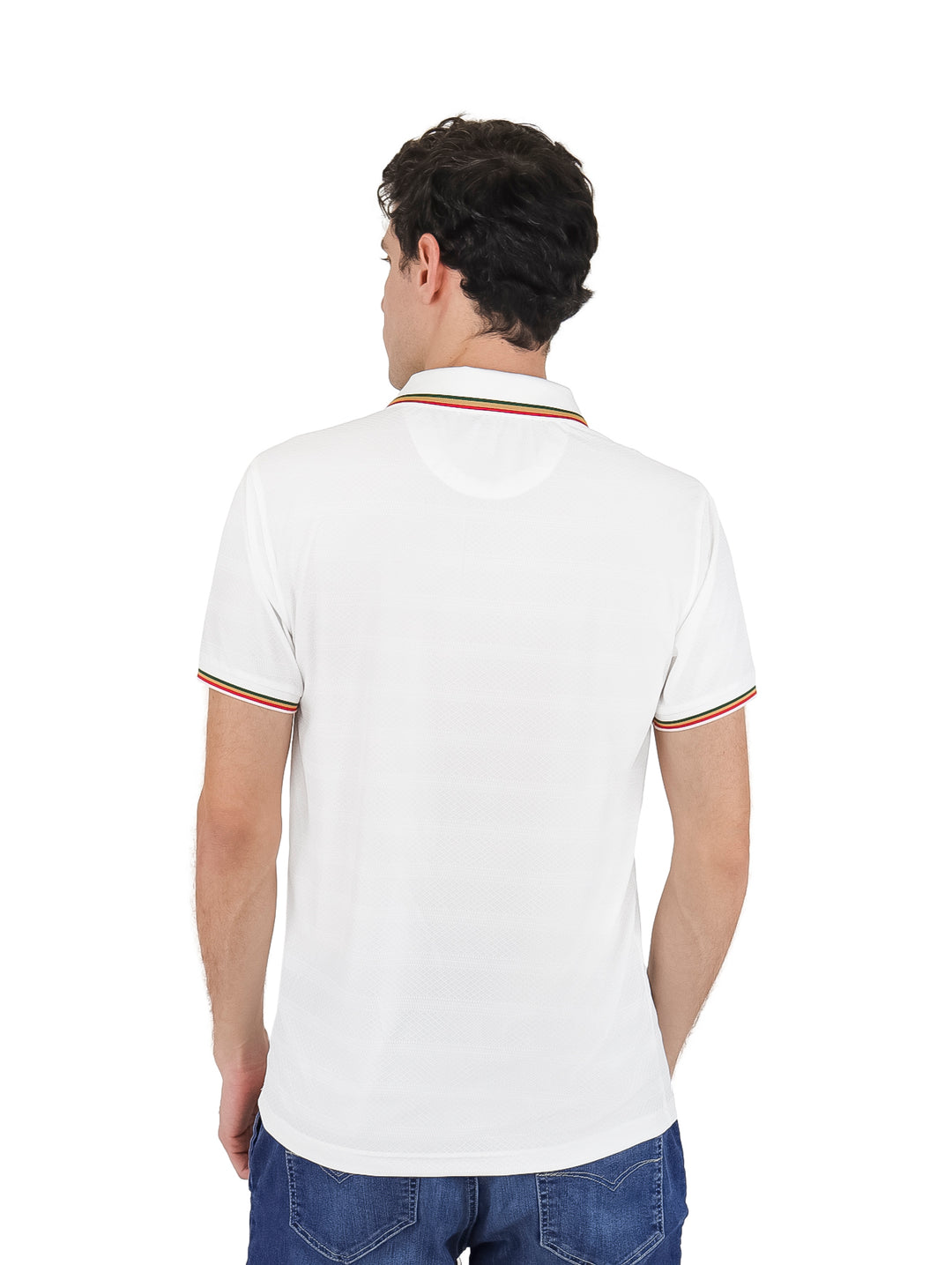 Playera Polo Pavini Blanca para Hombre