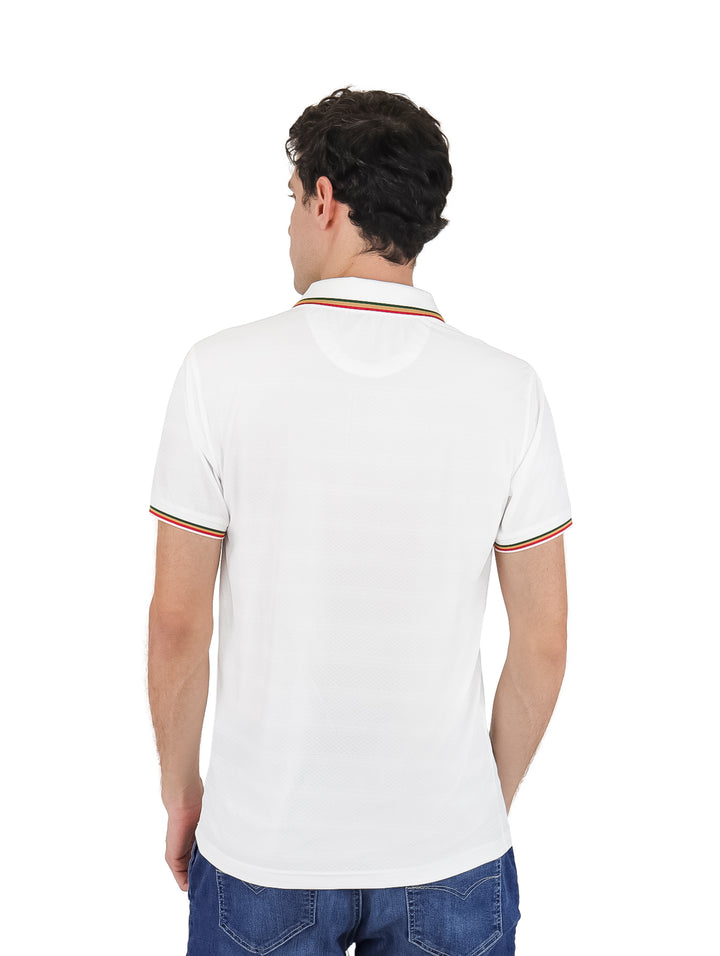 Playera Polo Pavini Blanca para Hombre
