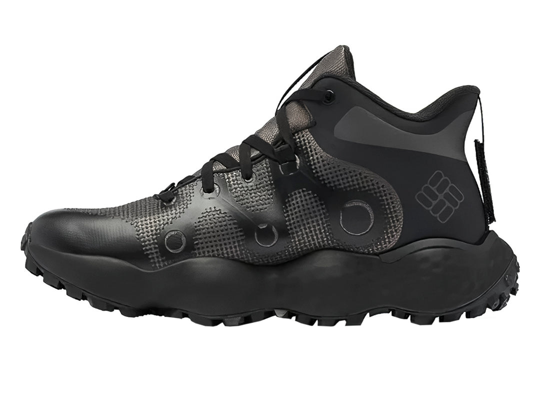 Zapato deportivo Columbia Escape Thrive Endure 25 color negro, corte medio con suela robusta para senderismo.