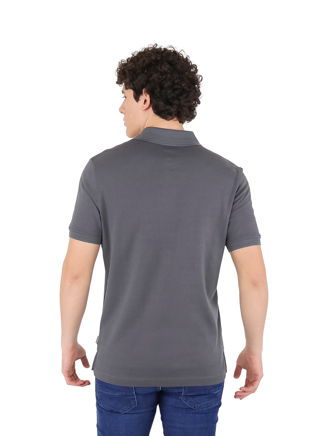 Playera Polo Boroni Gris para Hombre