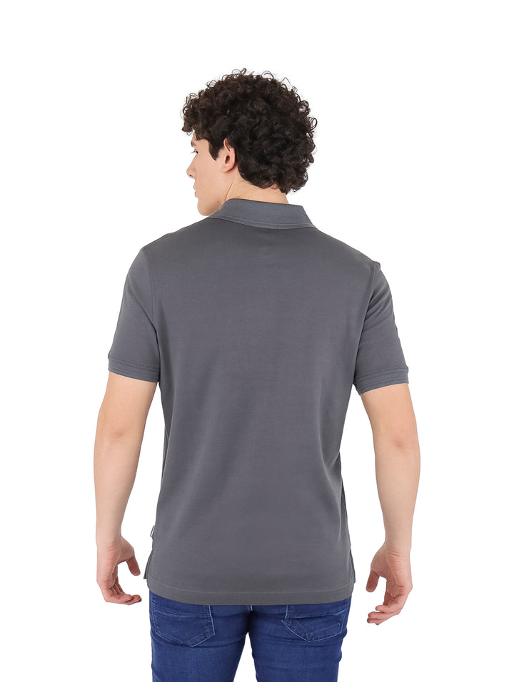 Playera Polo Boroni Gris para Hombre
