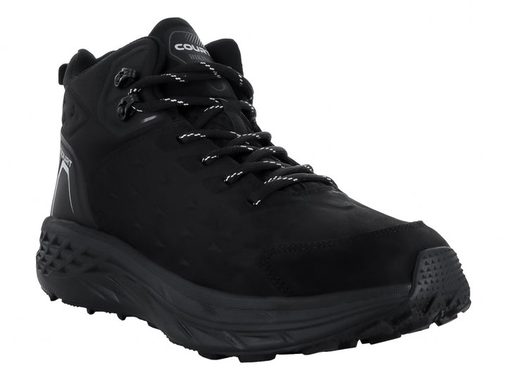 Zapato deportivo COURT modelo 3643P en color negro, con suela robusta y diseño de corte medio.