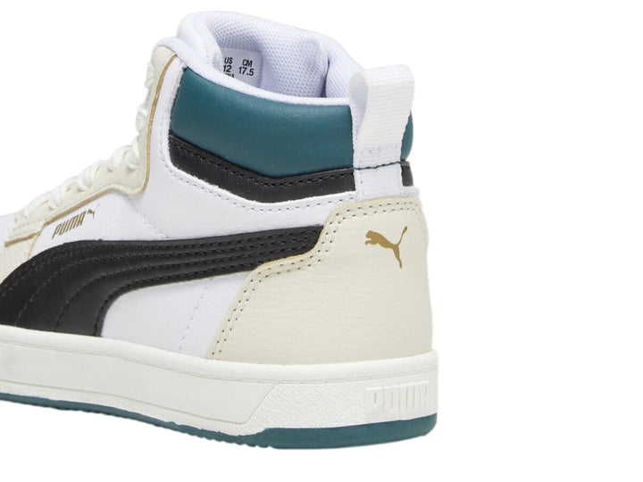 Tenis PUMA Caven 2.0 Mid Blanco y Negro para Niño
