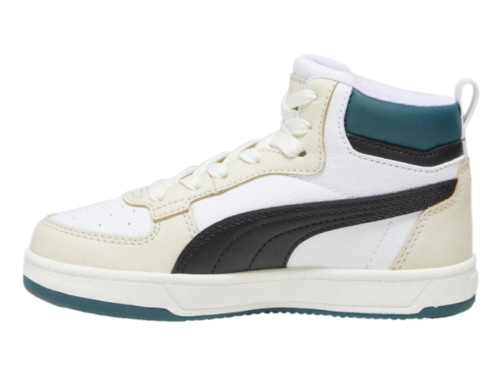 Tenis PUMA Caven 2.0 Mid Blanco y Negro para Niño