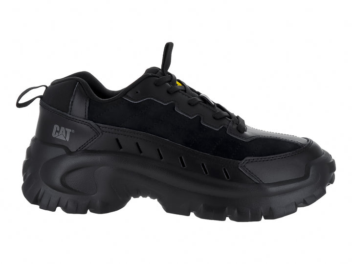 Tenis Caterpillar Intruder Lite color negro con suela robusta y diseño deportivo.