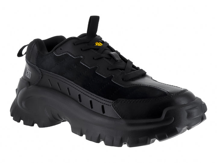 Tenis Caterpillar Intruder Lite color negro con suela robusta y diseño deportivo.