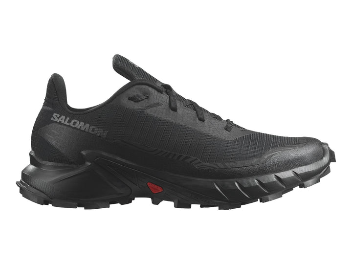Tenis Salomon Alphacross 5 color negro, diseño deportivo para trail running con suela robusta.