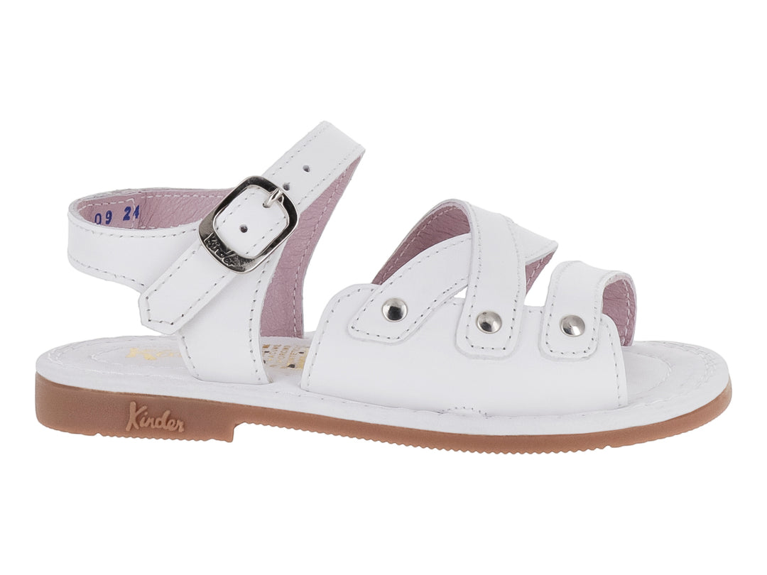 Sandalias Kinder Blancas para Niña