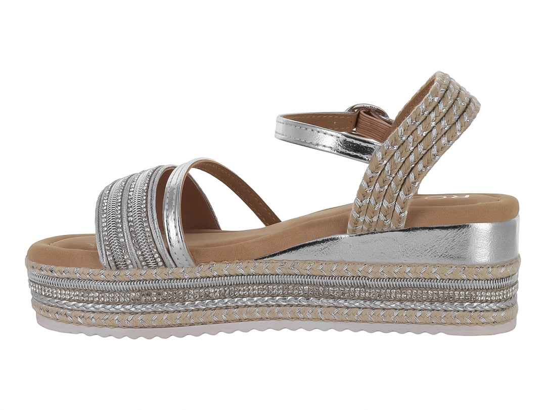 Sandalias ROZE Color Silver para Nina