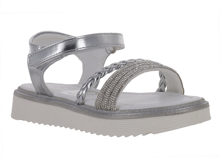 Sandalias Roze Plata para Niña