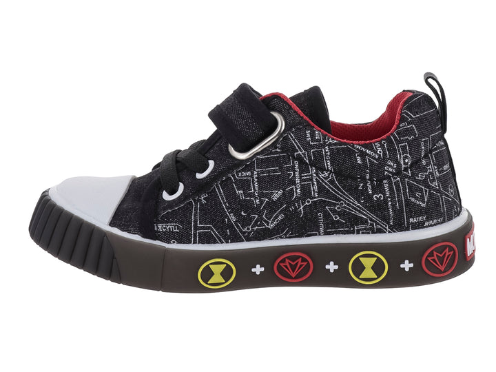 Tenis ATOK Negro con Rojo para Niño