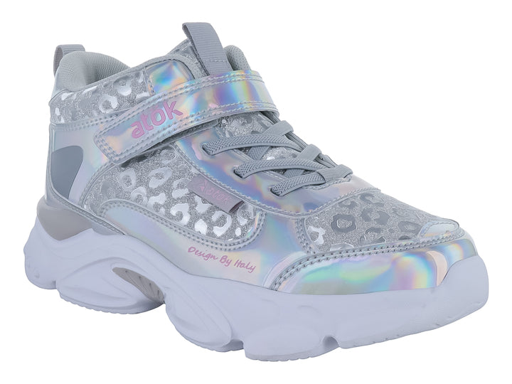 Tenis ATOK Color Plata para Niña