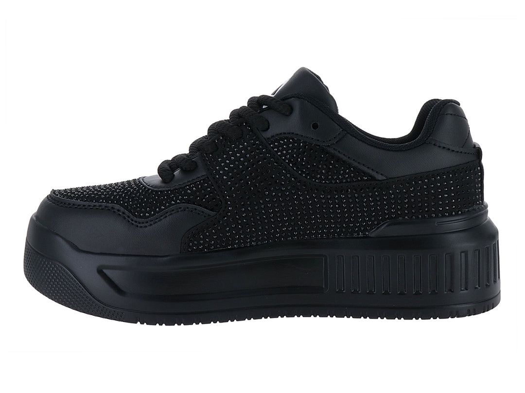 Tenis ATOK Negros con Cristales para Mujer